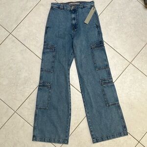 NWT Women’s Hudson Jeans Blue Flare Wide Leg Denim